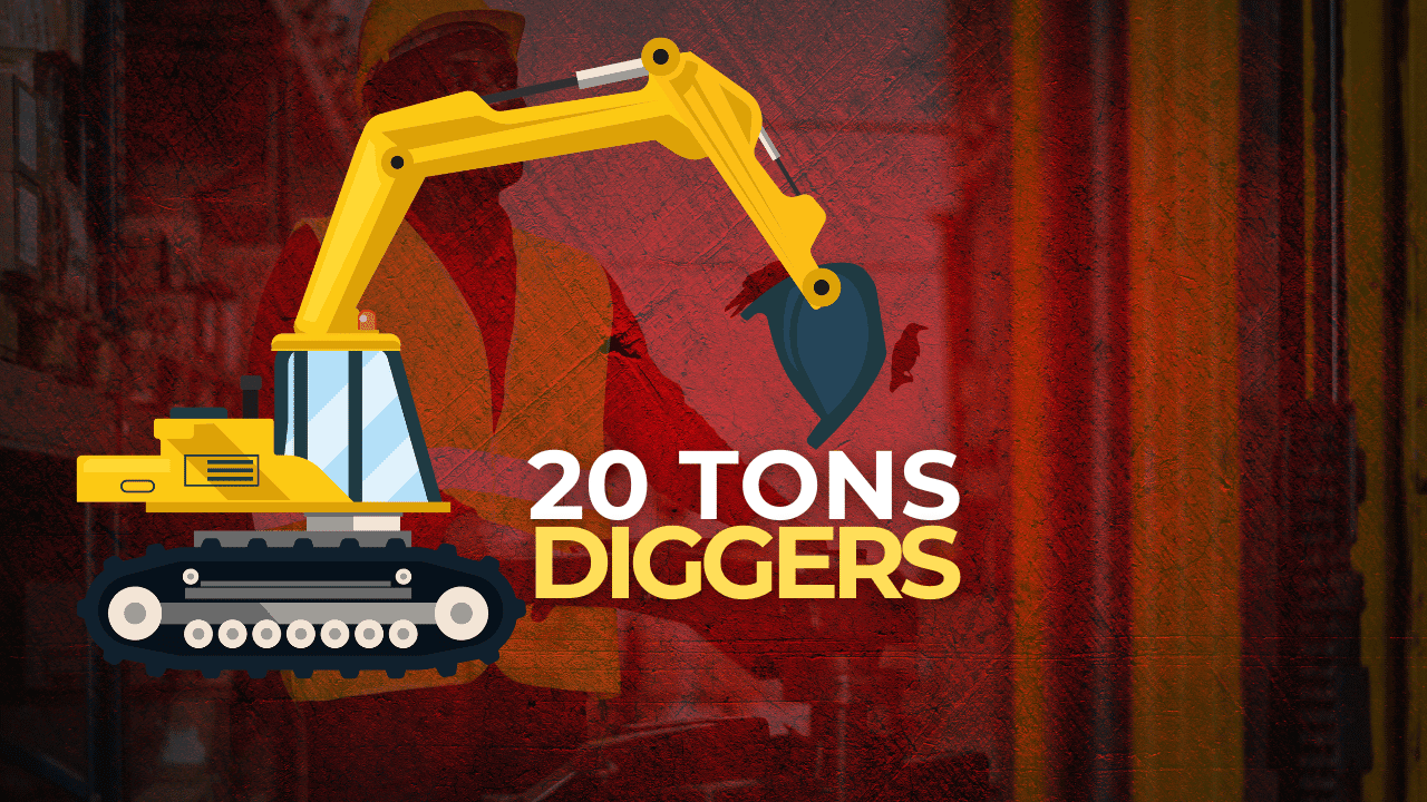 An exhaustive Analysis of 20 Ton Diggers: Specs and Measurements