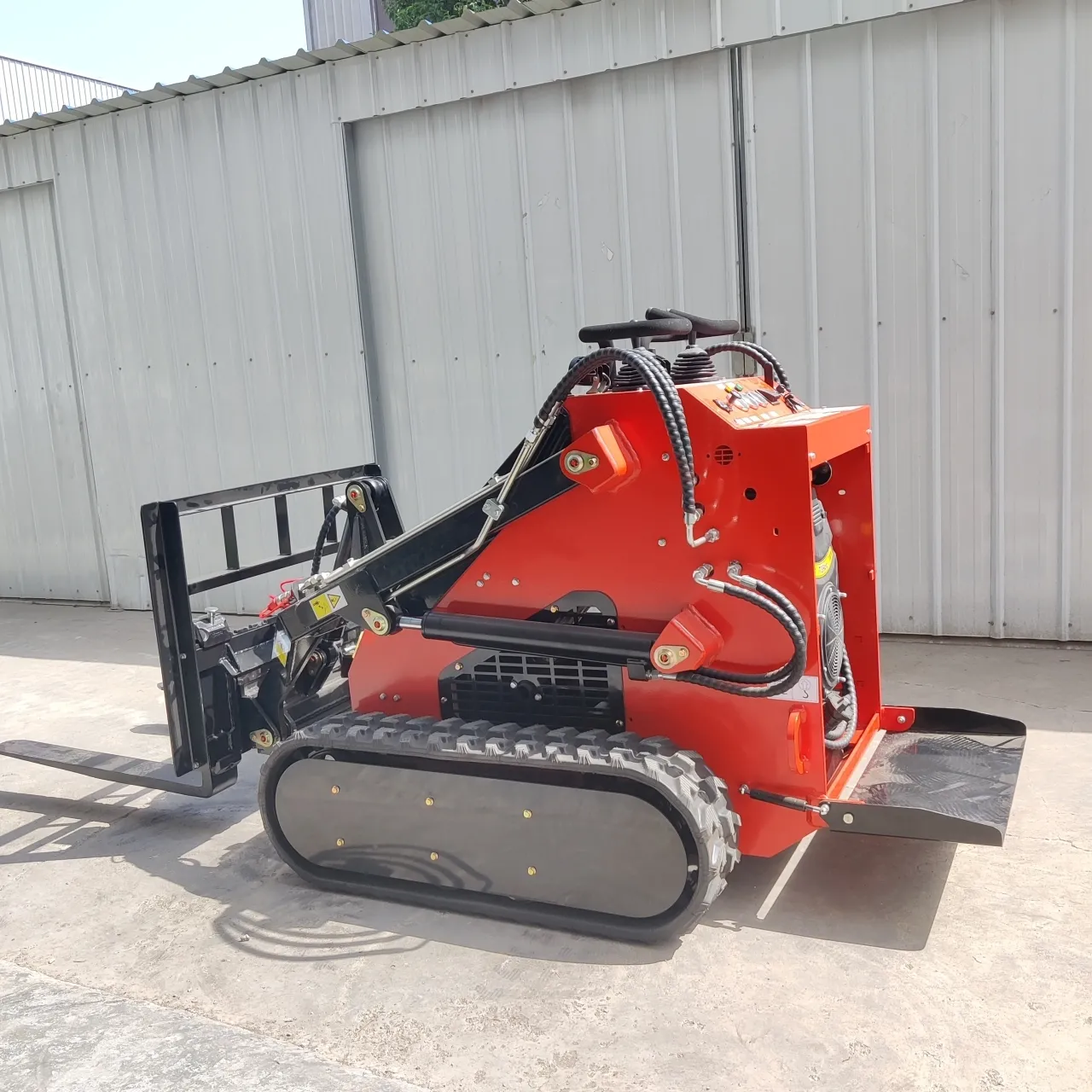 Skid Steer Loader Fork Pallet Attachment USA4